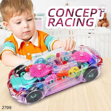 Transparent Concept Racing Light Music Car