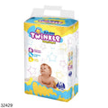 Twinkle Baby Belt Diaper 40 Pieces Medium Size (6-11kg)