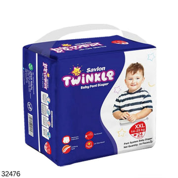 Twinkle Baby Pant Diaper 24 Pieces XXL Size (14-25kg)