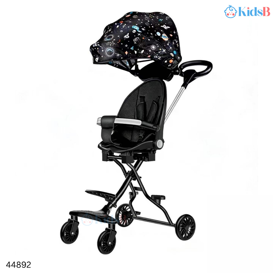 Upgraded Magic 2-Way 4-Wheel Lightweight Baby Stroller with Shade