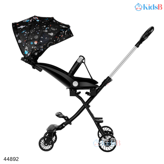 Upgraded Magic 2-Way 4-Wheel Lightweight Baby Stroller with Shade