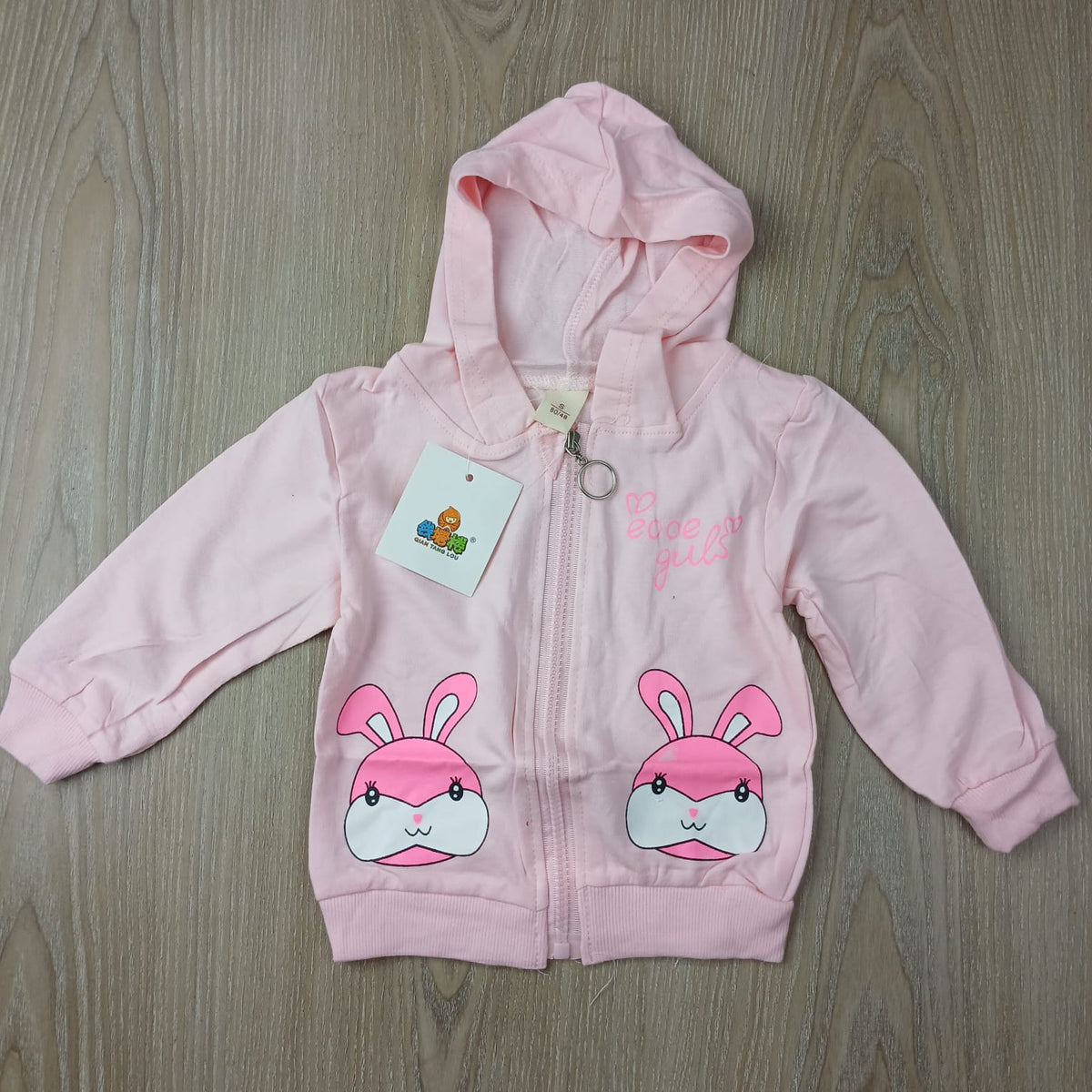 Winter Sweatshirt Hoodies for Baby - Pink