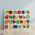 Wooden Alphabet Learning Puzzle Board for Kids
