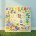 Wooden Alphabet & Number Shape Learning Puzzle