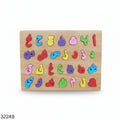 Wooden Arabic Alphabet Puzzle Board for Kids