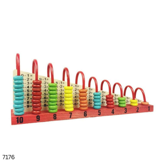 Wooden Double-Sided Calculation Shelf Abacus