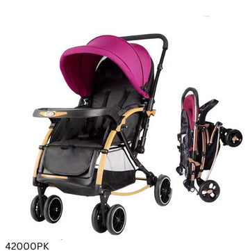 Baobaohao C3 Lightweight Collapsible Baby Stroller - Pink