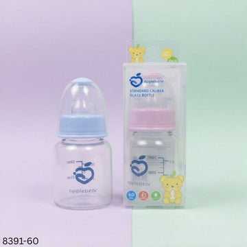 Apple Bear Baby Glass Feeder 60ml
