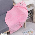 Premium Soft Baby Hooded Cap Towel - Pink
