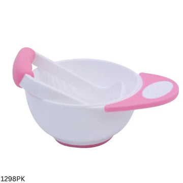 Baby Food Masher Bowl - Pink