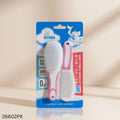 Baby Smile Soft Hair Brush & Comb Set - Pink