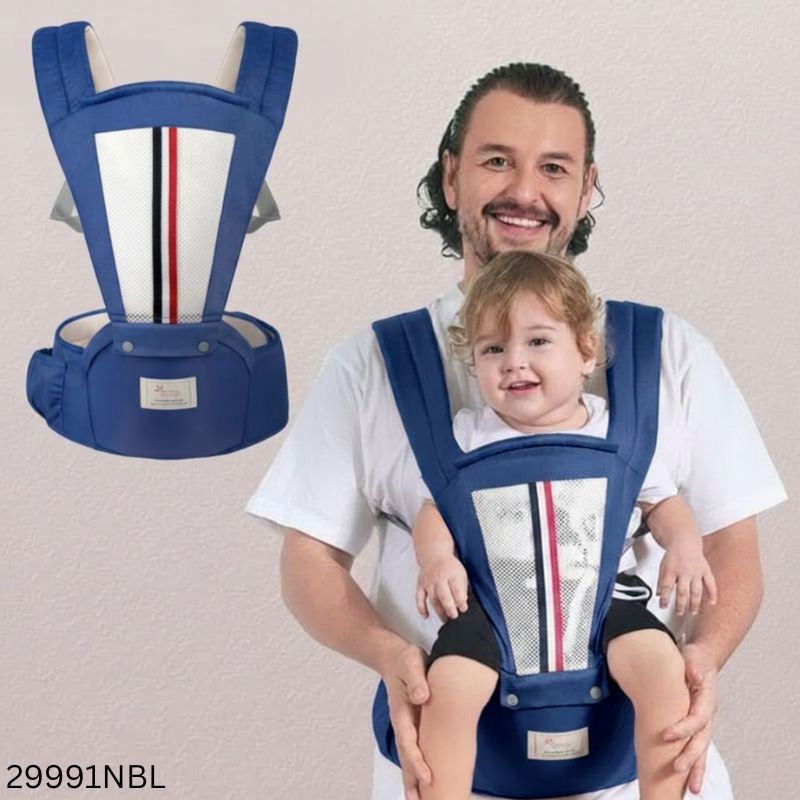 imama Premium Hip Seat Baby Carrier Bag - Navy Blue