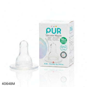 PUR Silicone Nipple 1pc Box – Medium