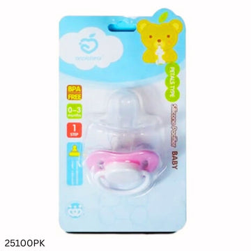 Applebear Soft Silicone Petal Pacifier - Pink