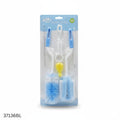 Baby Bottle & Nipple Cleaning Brush Set 6pcs - Blue