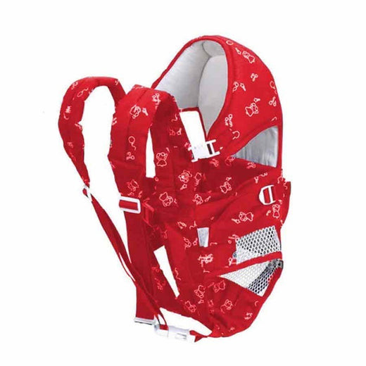 6 in 1 Soft & Breathable Infant Baby Carrier Bag - Red