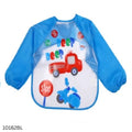 Long Sleeves Printed Bib - Blue