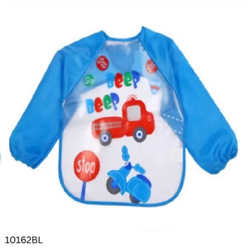 Long Sleeves Printed Bib - Blue