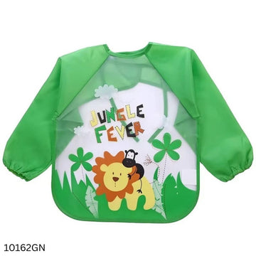 Long Sleeves Printed Bib - Green