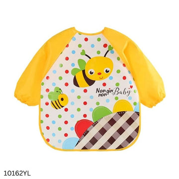 Long Sleeves Printed Bib - Yellow