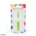 Silicone Teether Training Toothbrush - Blue