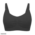 Soft Seamless Maternity Nursing Bra - Black