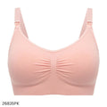 Soft Seamless Maternity Nursing Bra - Pink