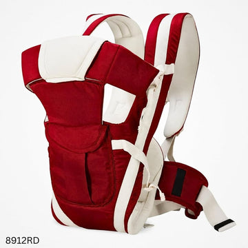 Stylish Comfortable & Adjustable Baby Carrier Bag - Red