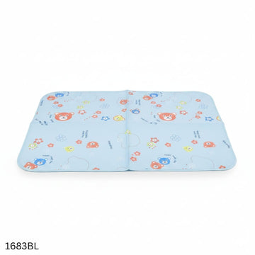 Waterproof Baby Urine Mat Velvet Cloth - Blue