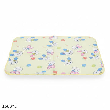 Waterproof Baby Urine Mat Velvet Cloth - Yellow