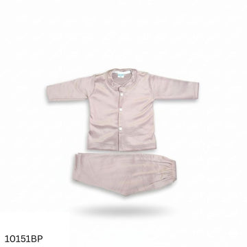 Winter Soft Baby Dress Set - Blush Pink