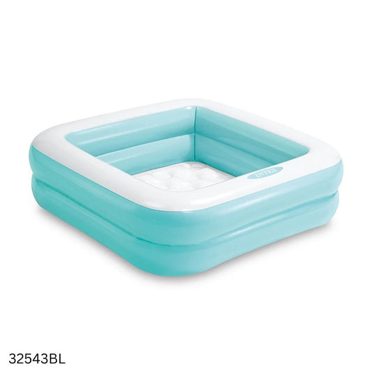 Intex Wet Set Square Shape Inflatable Kids Swimming Pool 34 Inchi - Blue