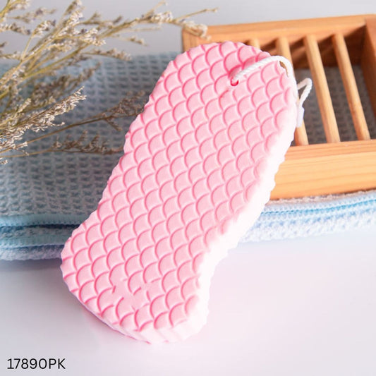 Magic Bath Sponge Painless Shower Brush - Pink