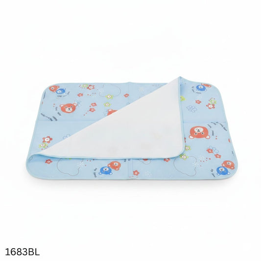 Waterproof Baby Urine Mat Velvet Cloth - Blue