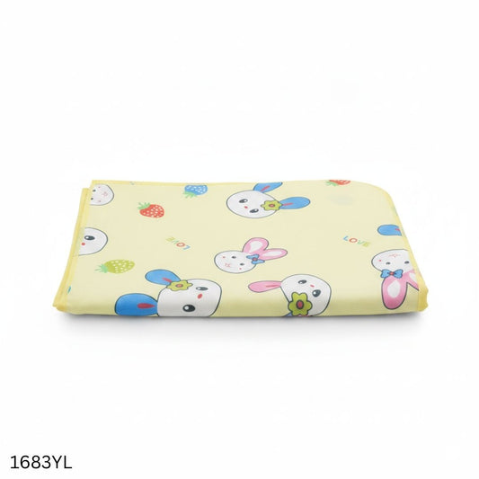 Waterproof Baby Urine Mat Velvet Cloth - Yellow