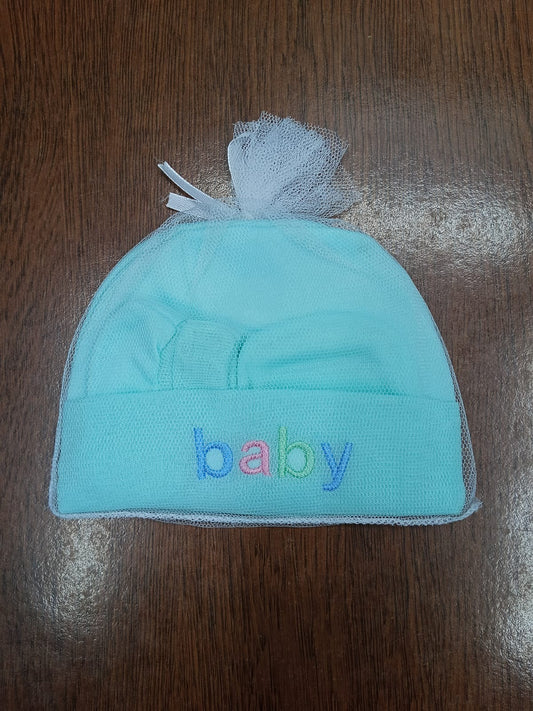 Newborn Soft Cotton Mitten Gloves Cap and Booties Set - Paste