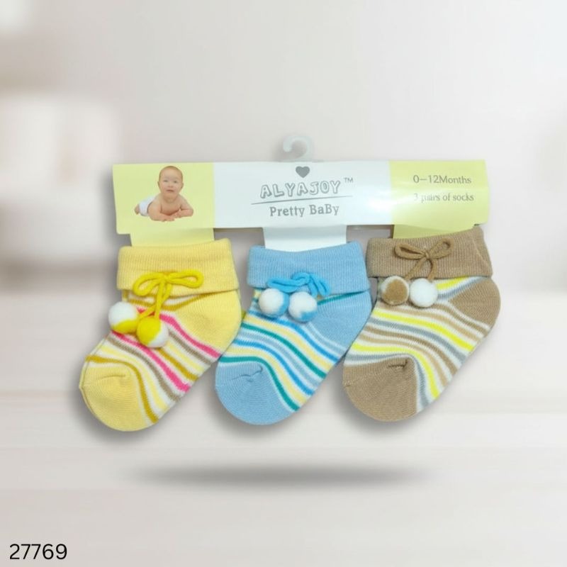 New Born Baby Socks & Cloth Shoes - Multicolour