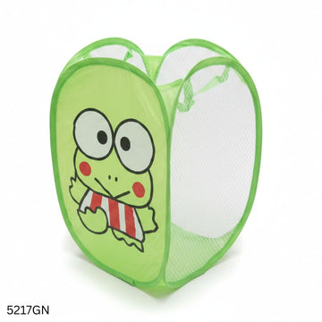 Foldable Mini Washing Laundry Basket - Green