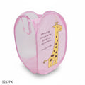 Foldable Mini Washing Laundry Basket - Pink