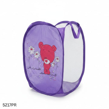 Foldable Mini Washing Laundry Basket - Purple