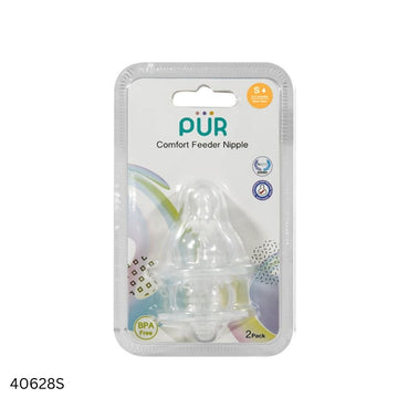 PUR Comfort Feeder Slim Neck Nipple 2pcs - Small