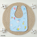 Soft Silicone Baby Eating Bib 1pcs - Blue