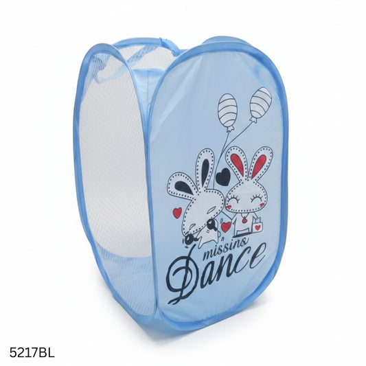 Foldable Mini Washing Laundry Basket - Blue