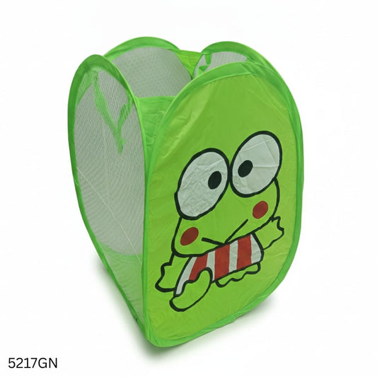 Foldable Mini Washing Laundry Basket - Green