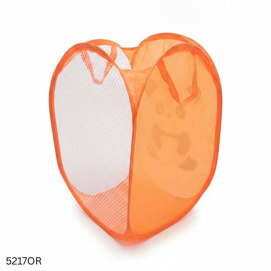 Foldable Mini Washing Laundry Basket - Orange
