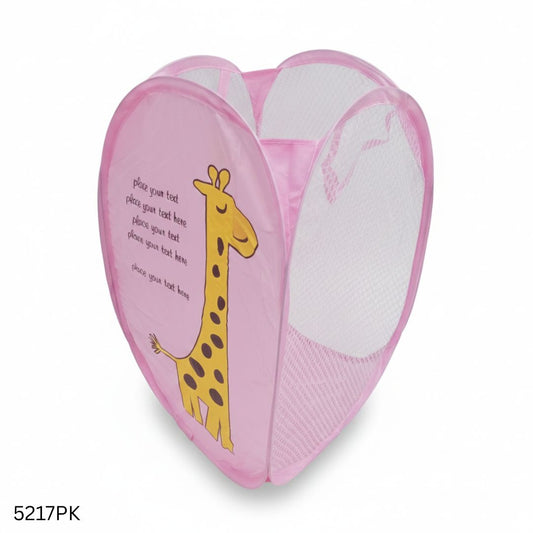 Foldable Mini Washing Laundry Basket - Pink