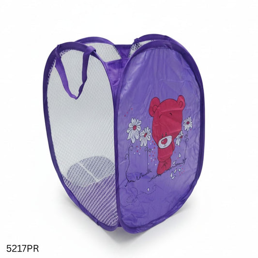 Foldable Mini Washing Laundry Basket - Purple