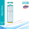 PUR Silicone Straw For PUR Water Cup – 2pcs