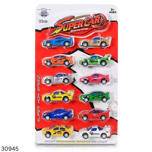 Infinite Power Super Metal Car Toy For Kids 12 Pcs